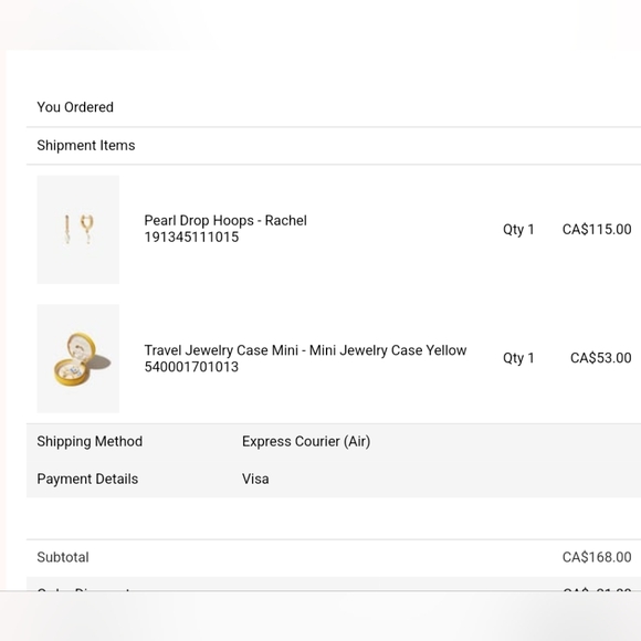 Ana Luisa Rachel Pearl Drop Hoops - Picture 6 of 6